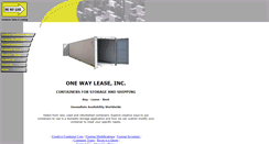 Desktop Screenshot of onewaylease.com